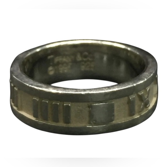 TIFFANY&CO. Atlas 1995 Roman Number Ring - Picture 2 of 5